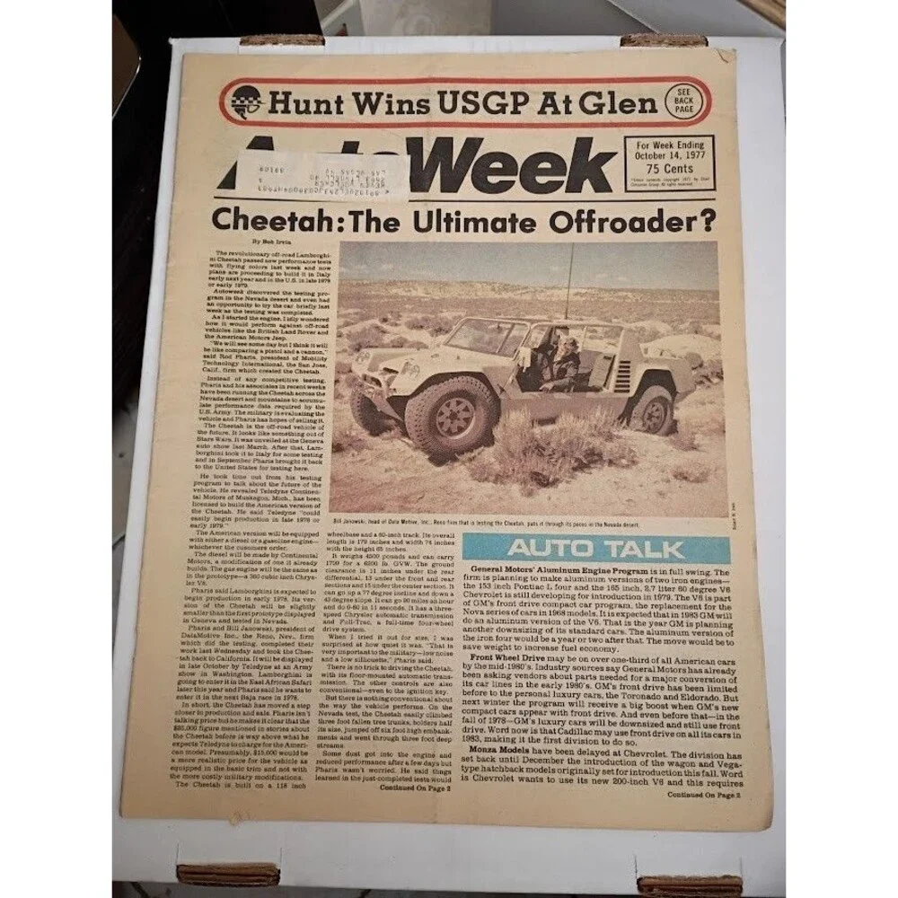 AutoWeek Magazine - October 14, 1977